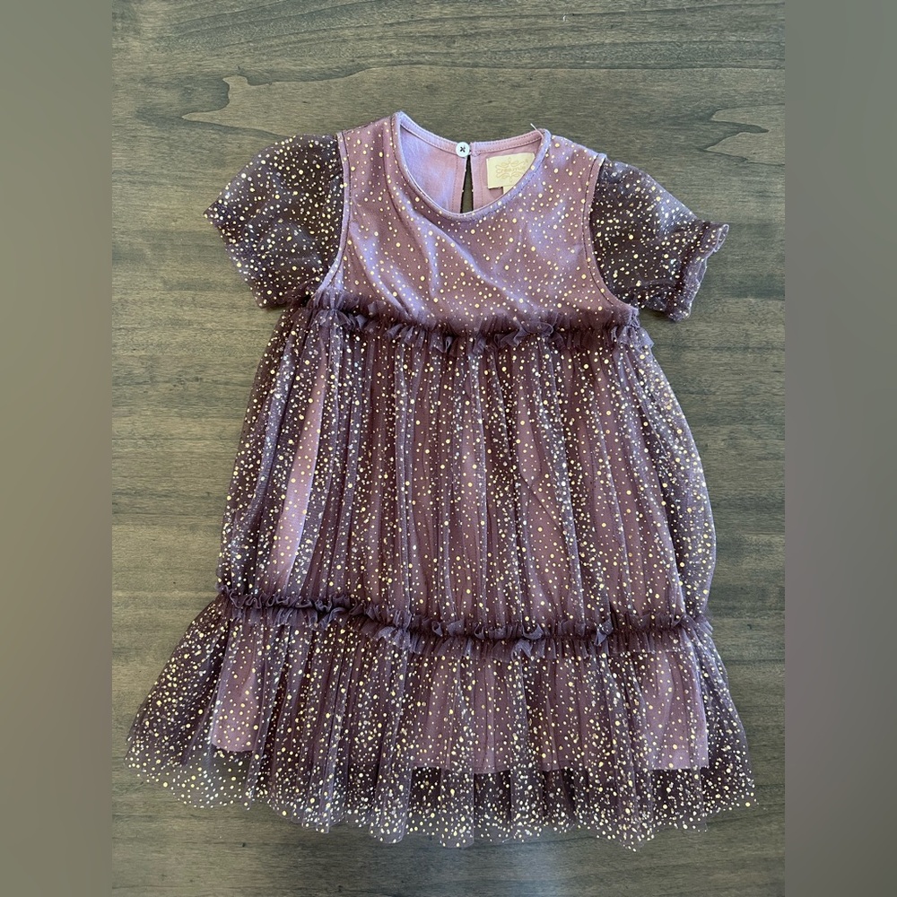 Sparkling Lavender Kids Dress